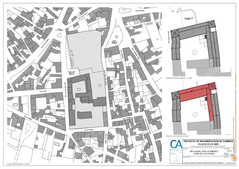 Rehabilitación cubiertas del Palacio
